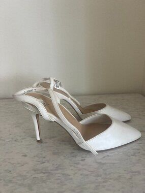 New Look White Wedding Heels